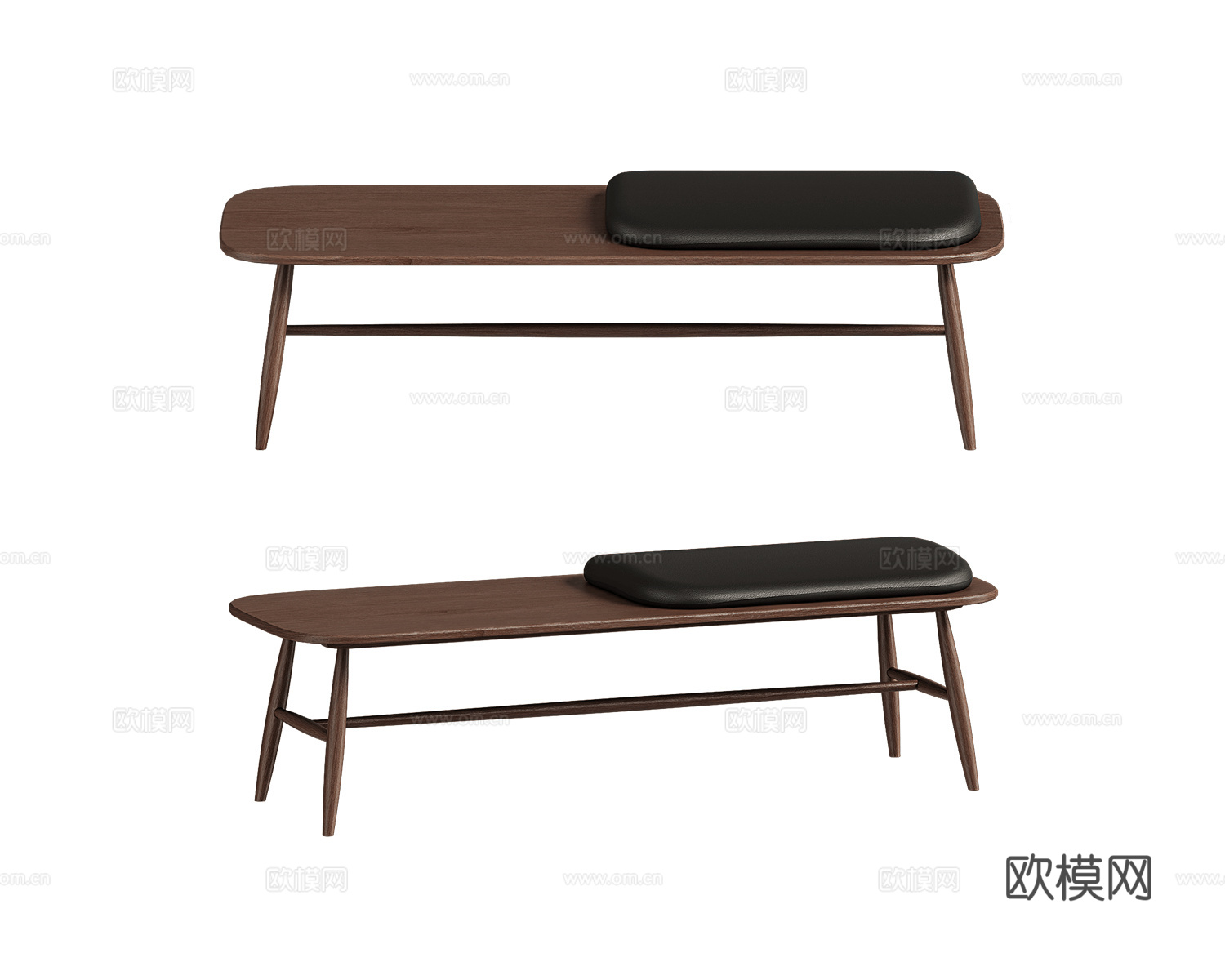 L.Ercolani 床尾凳3d模型下载