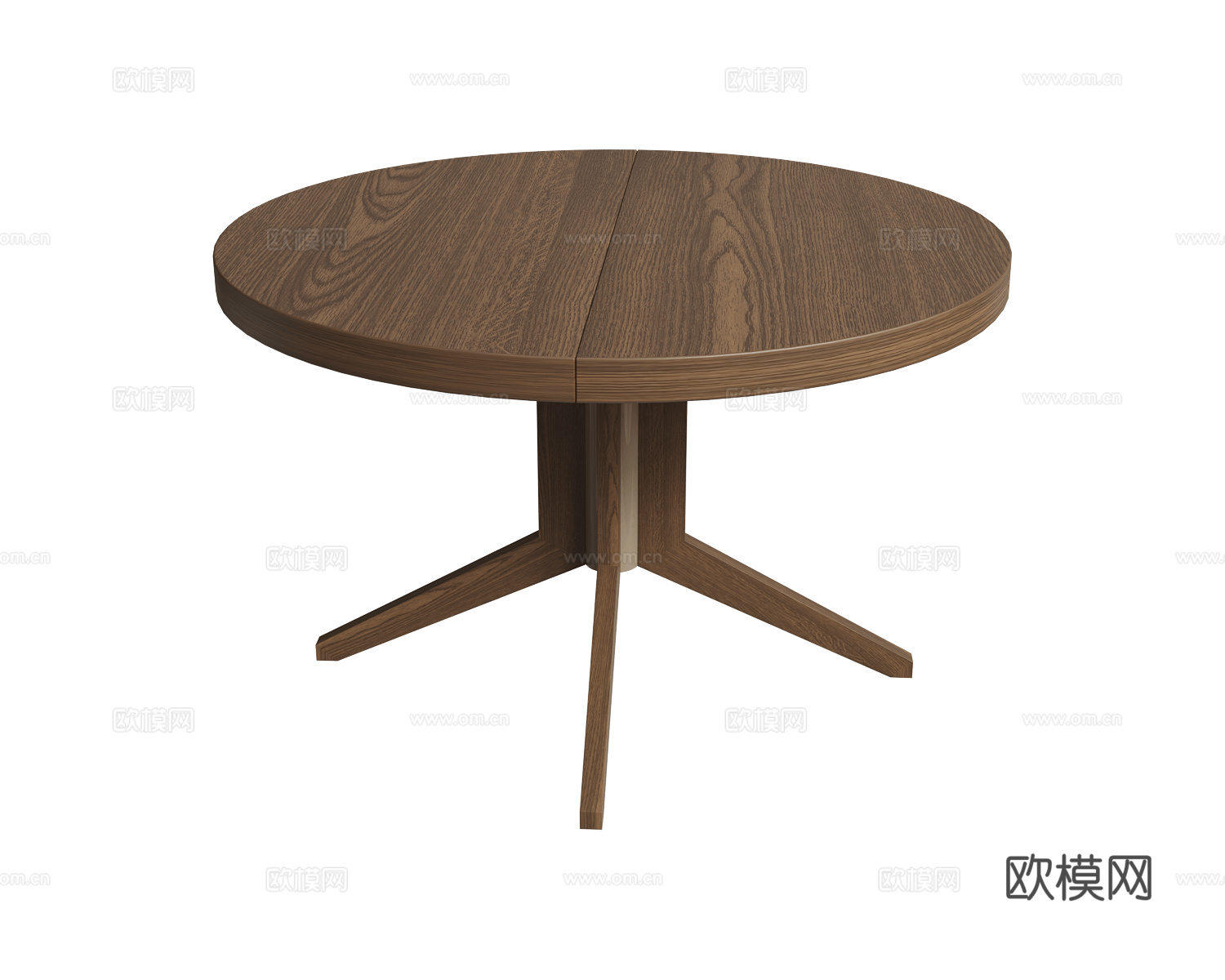 Porada 中古风圆餐桌3d模型下载（渲染图2）