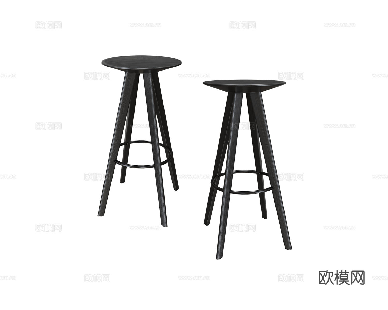 B&T Design 吧椅3d模型下载