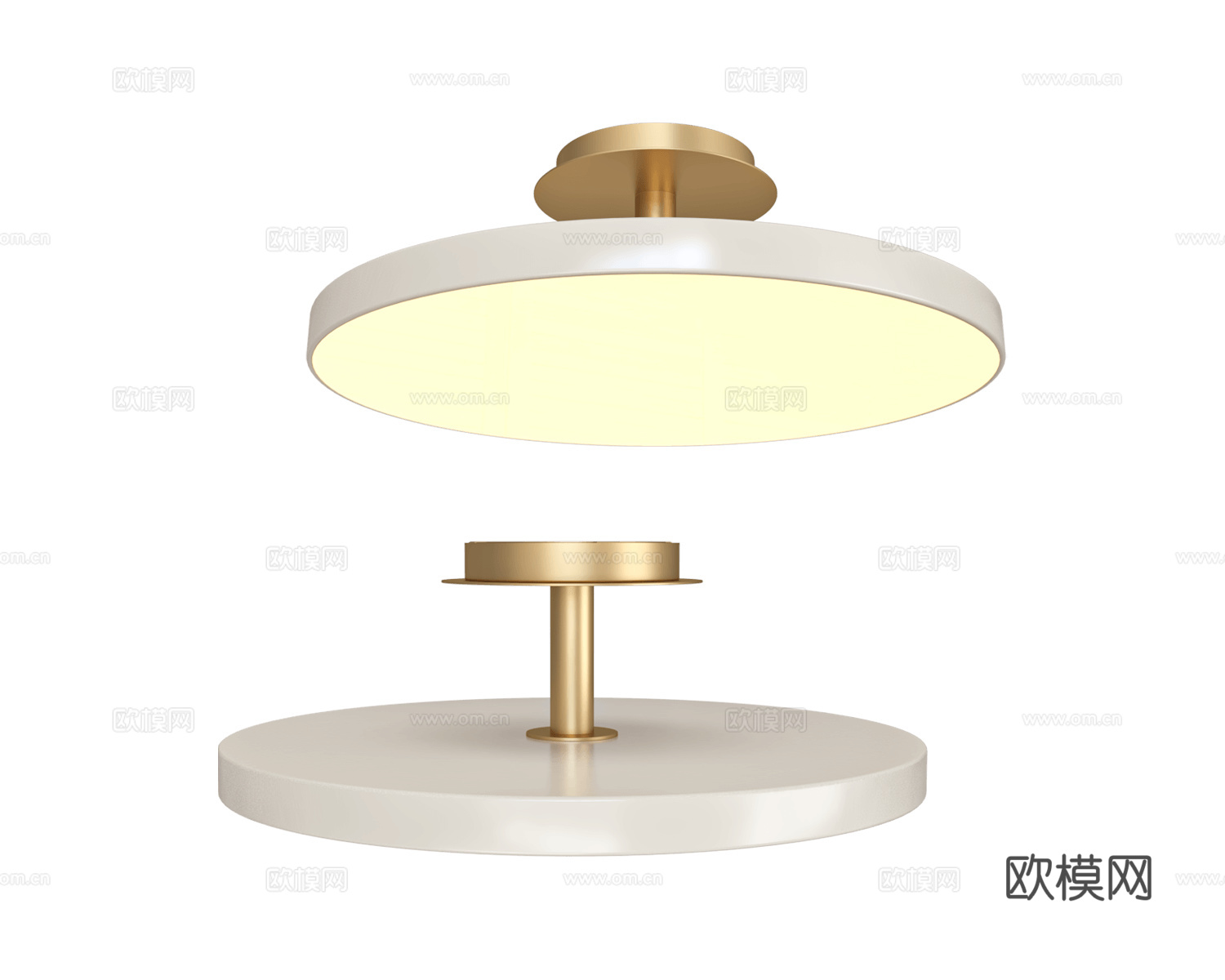 UMAGE 意式吸顶灯3d模型下载