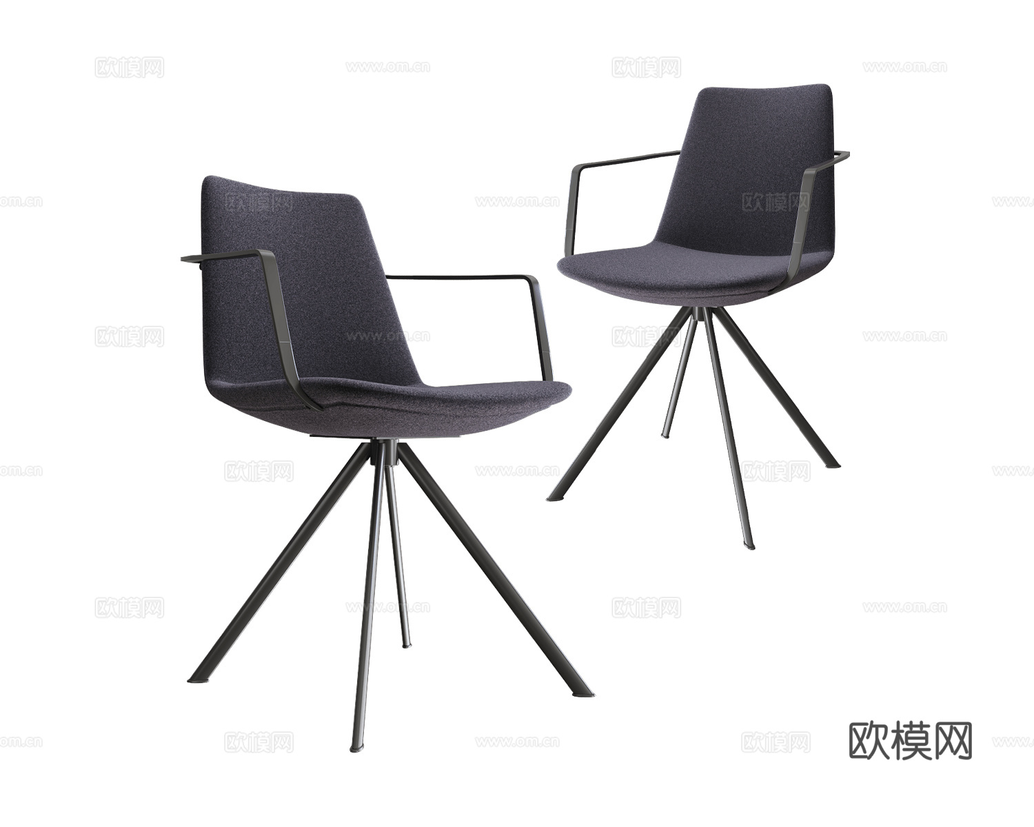 B&T Design 餐椅3d模型下载