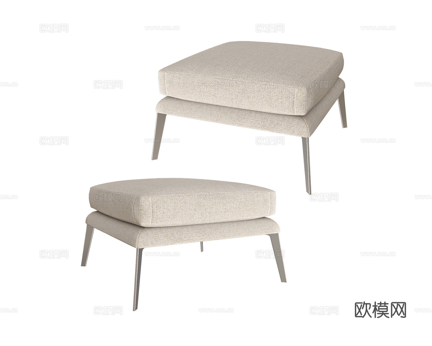 CasaDesús 沙发凳3d模型下载