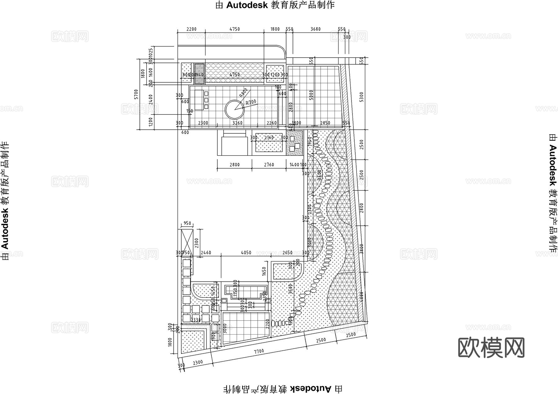 景观庭院CAD施工图cad施工图