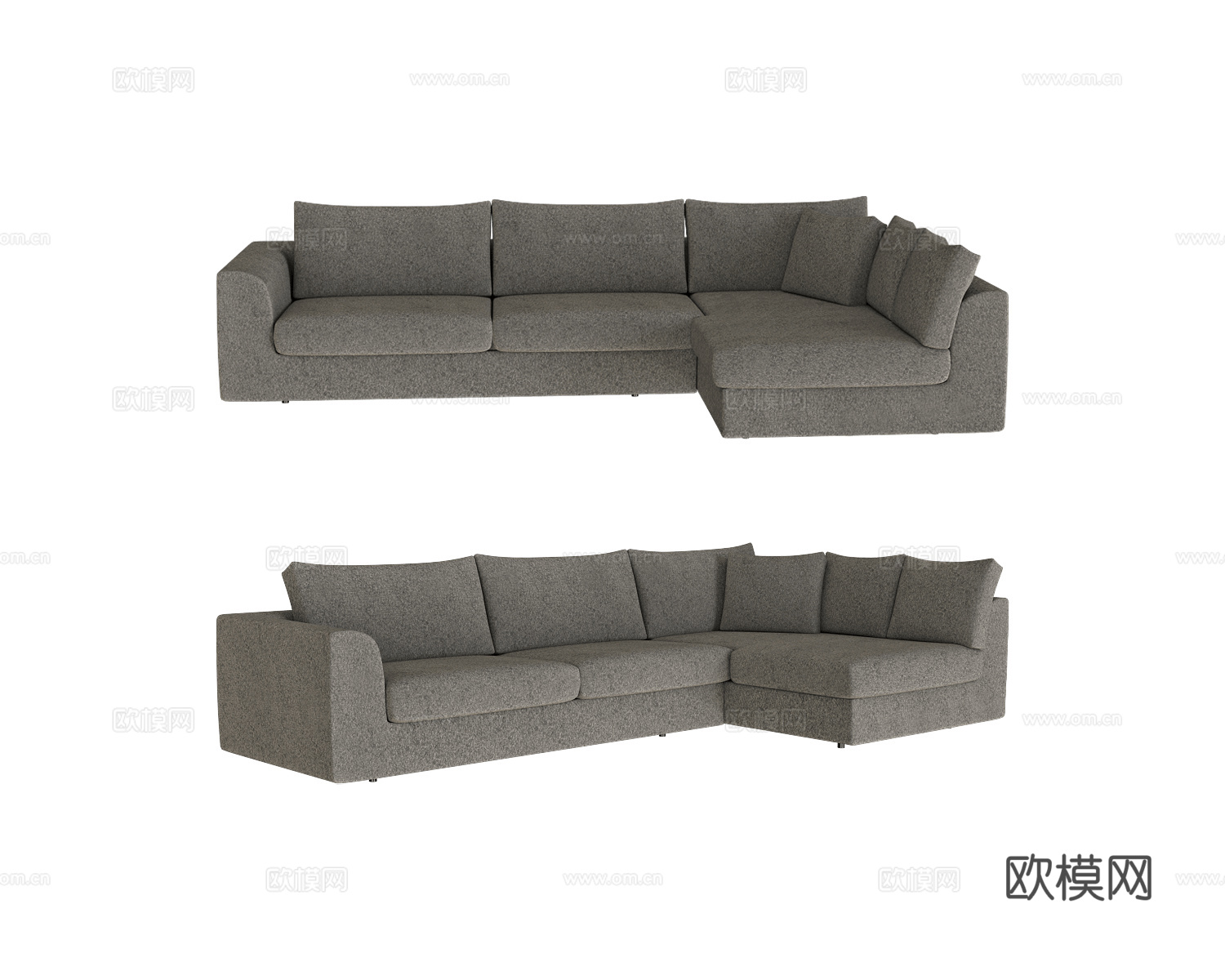 Campeggi 转角沙发3d模型下载
