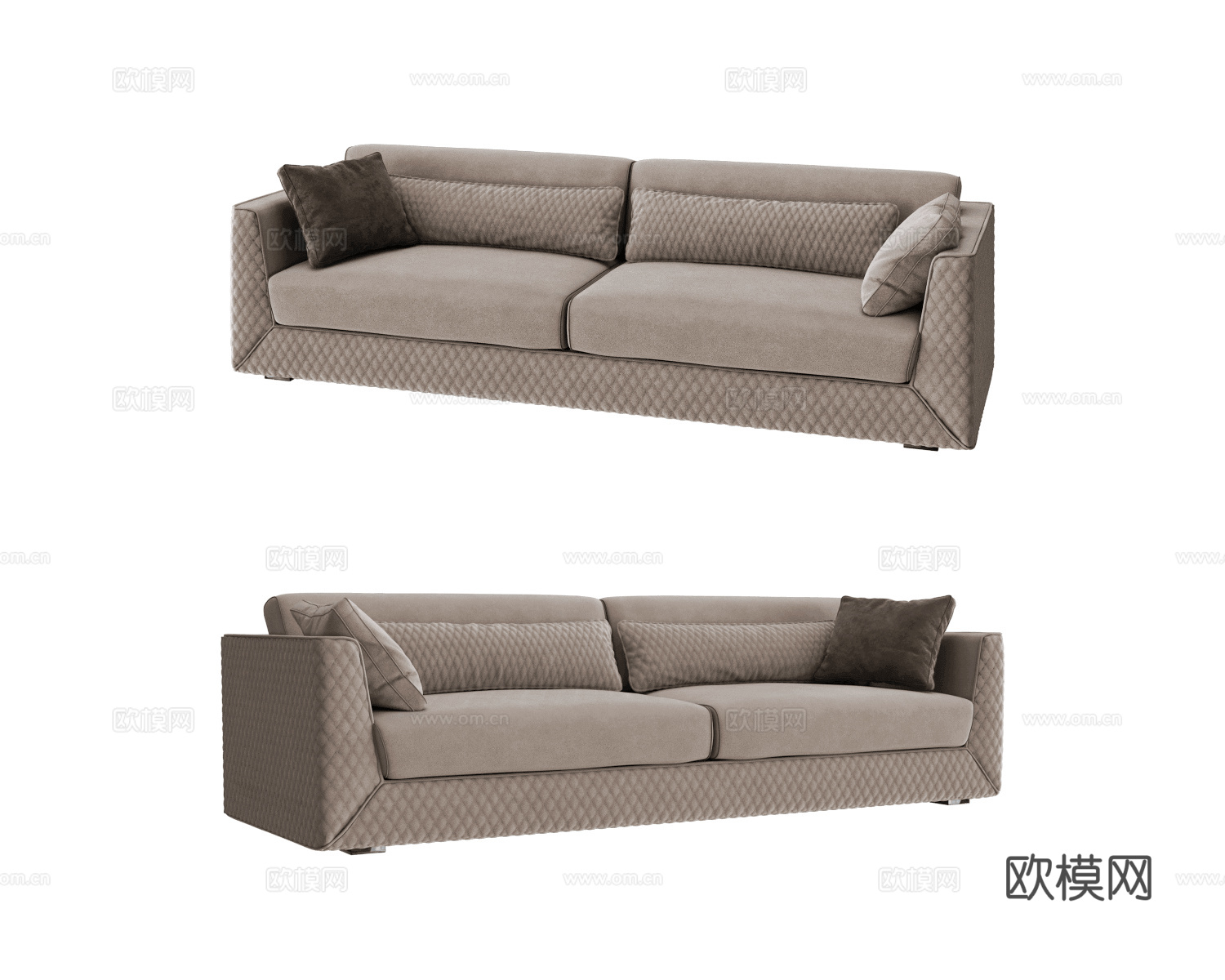 Piermaria Design 双人沙发3d模型下载