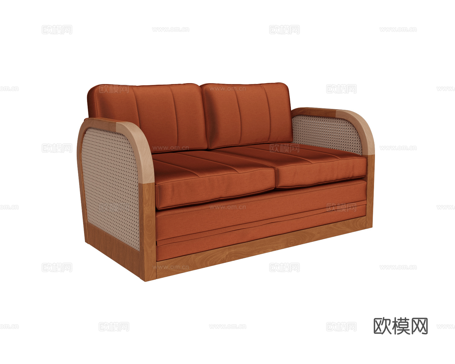 Scandicsofa 双人沙发 沙发床3d模型下载