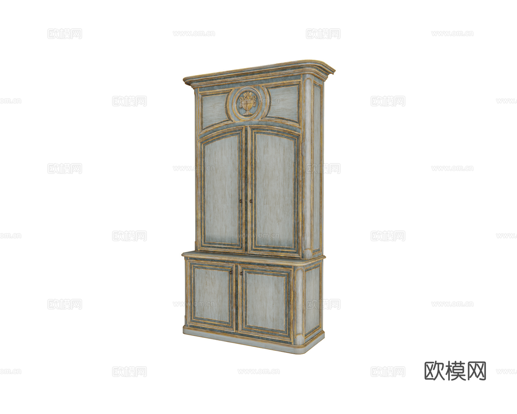 Wilson Grand美式餐边柜3d模型下载