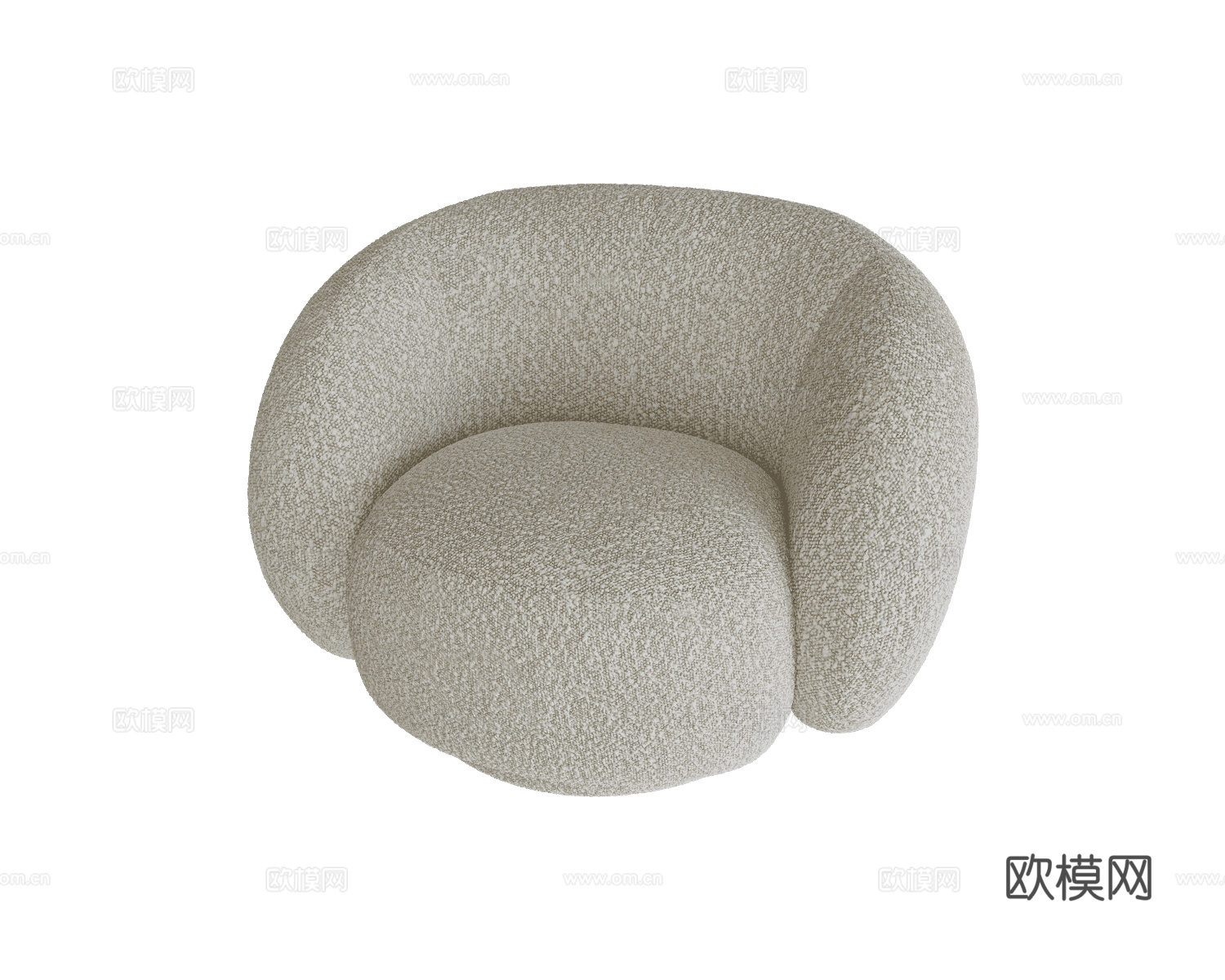 Masterfabrik 单人沙发3d模型下载