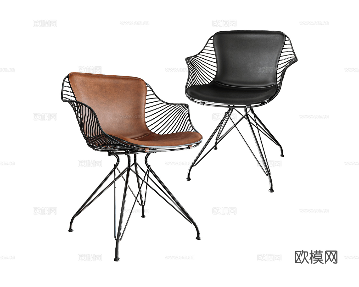 Overgaard & Dyrman 中古风餐椅3d模型下载