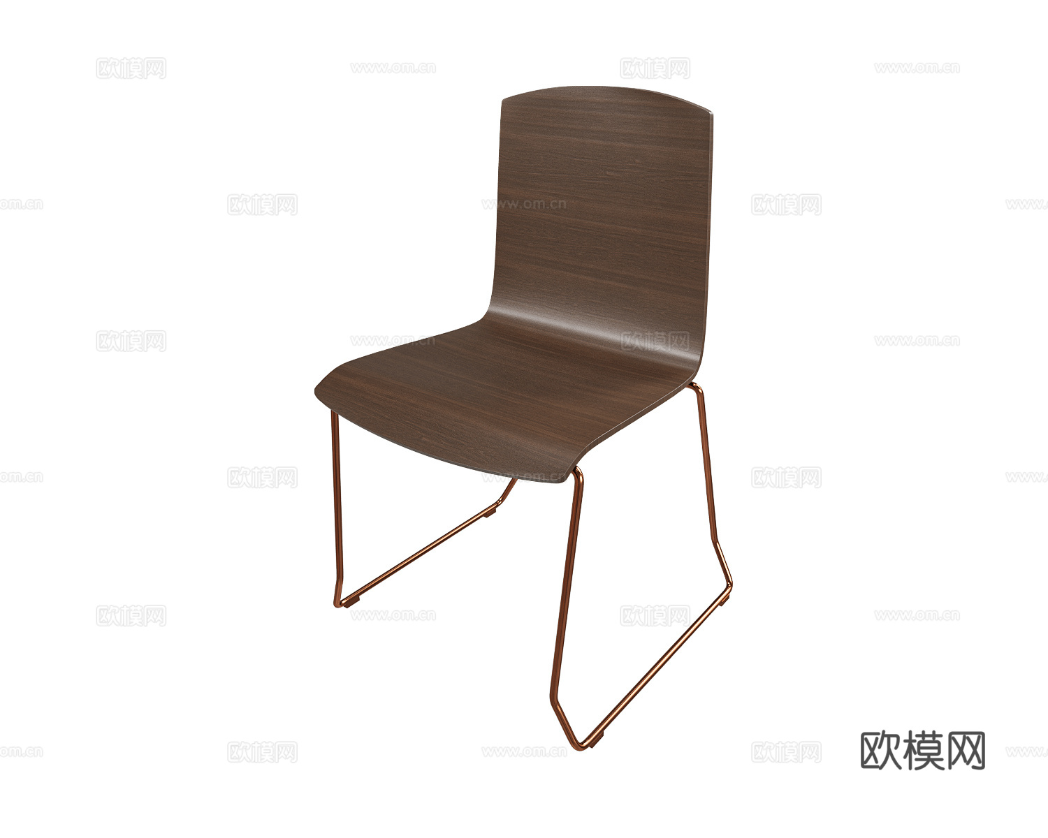 B&T Design 餐椅3d模型下载（渲染图1）