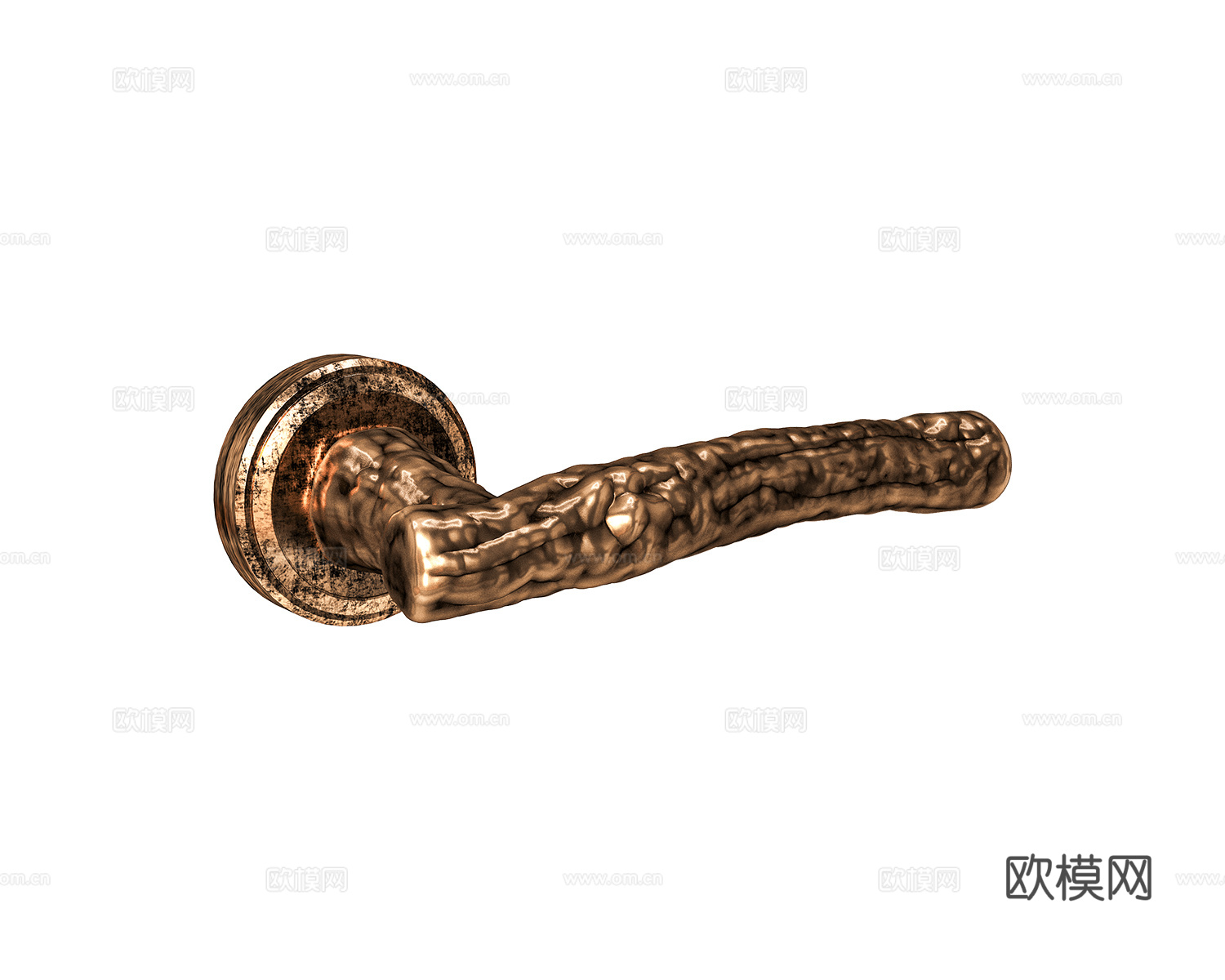 Giara 轻奢门把手3d模型下载（渲染图1）