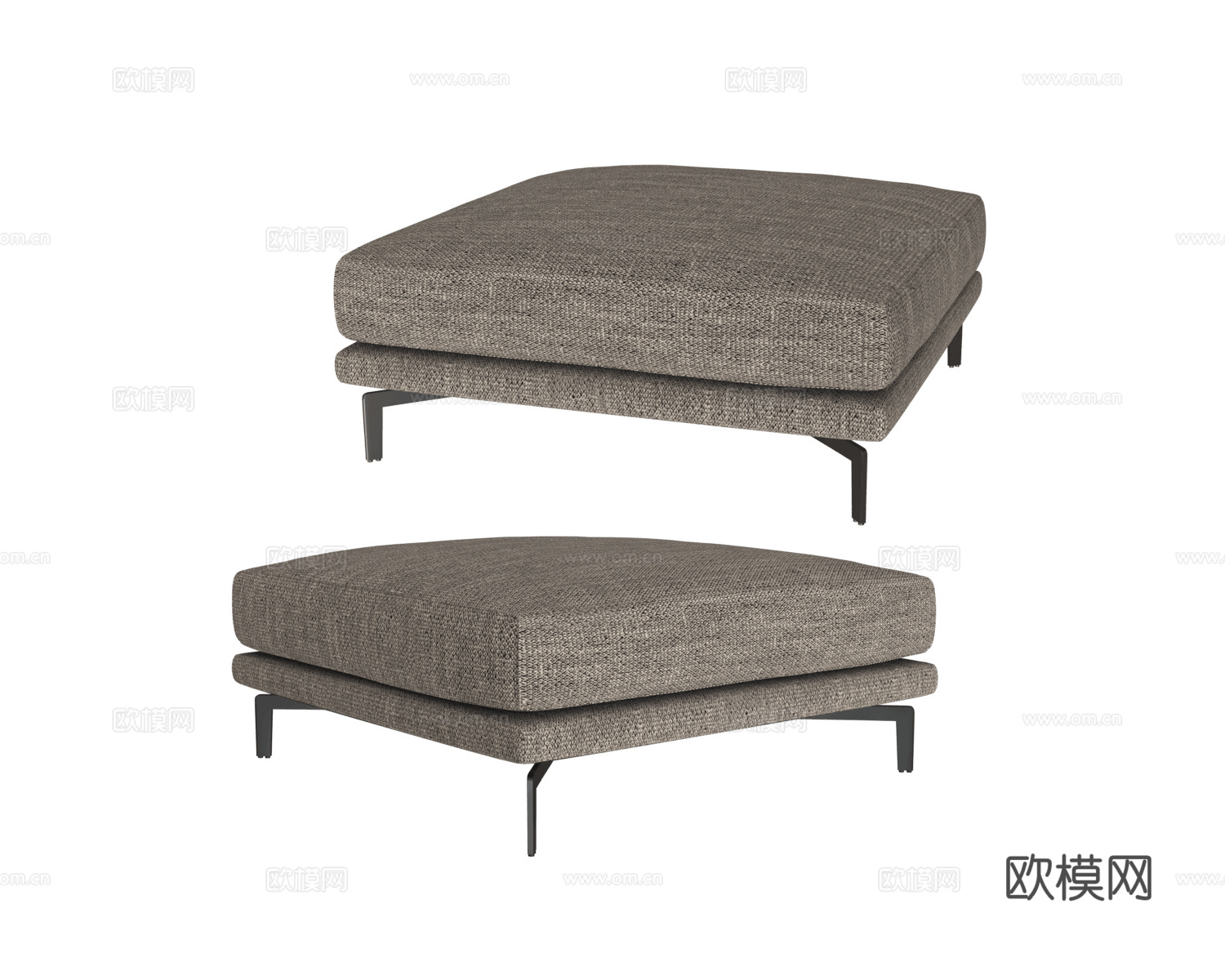 Doimo Salotti 沙发凳3d模型下载