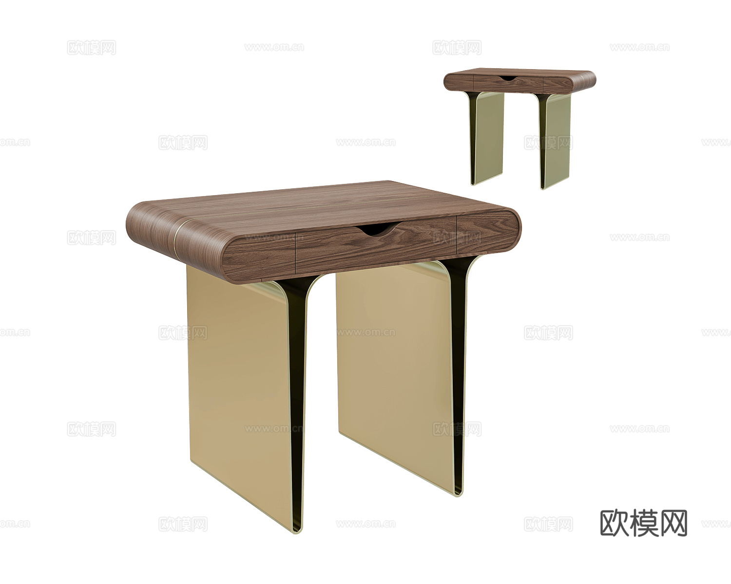 Paolo Castelli 床头柜3d模型下载