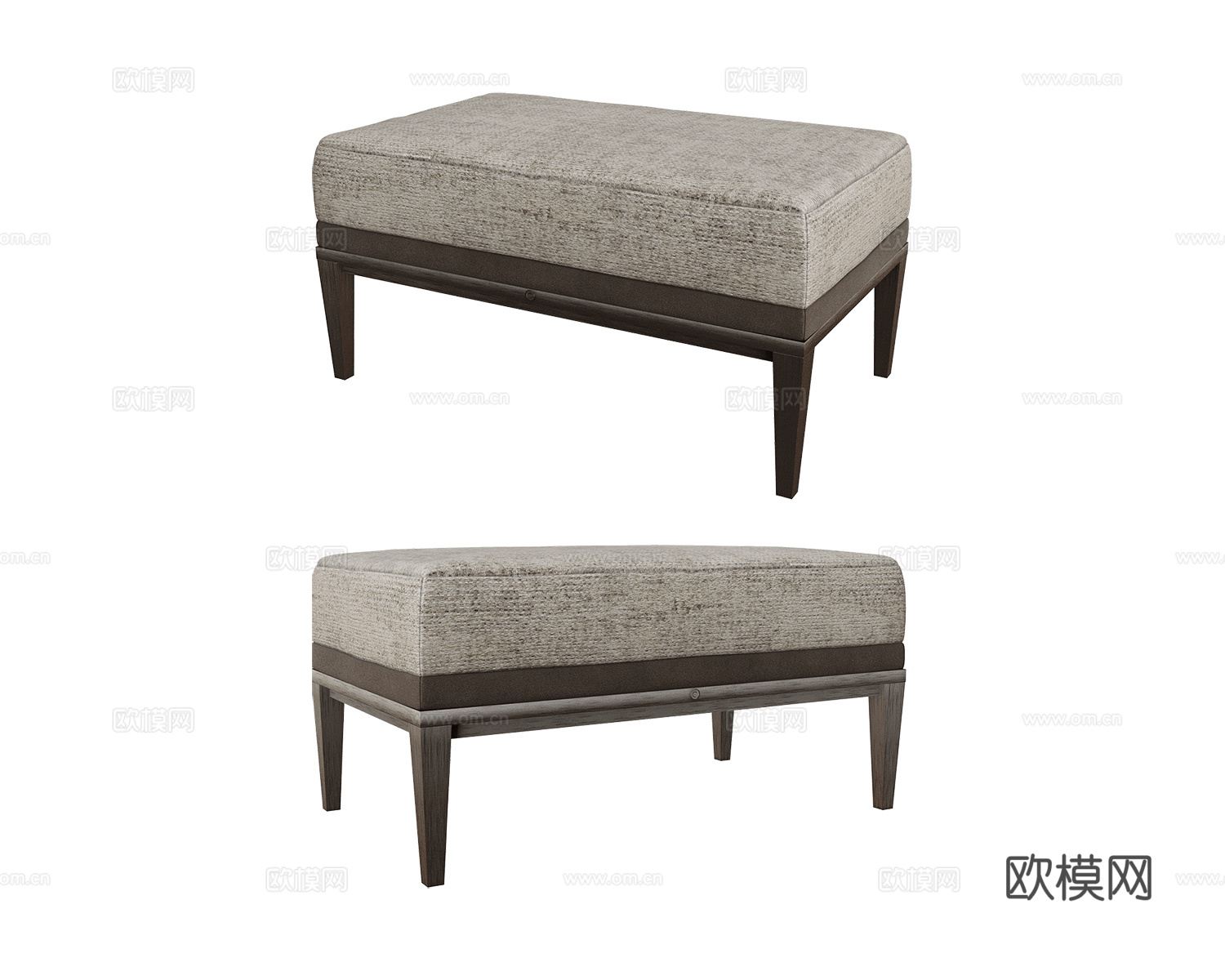 CPRN HOMOOD 沙发凳3d模型下载