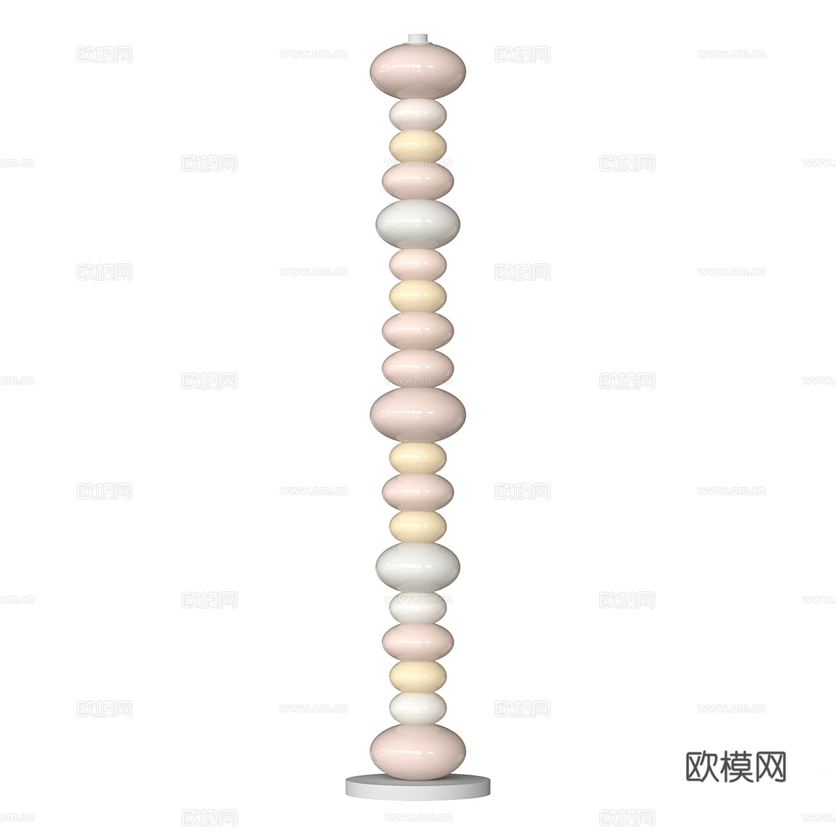 Loft It 马卡龙落地灯3d模型下载（渲染图3）