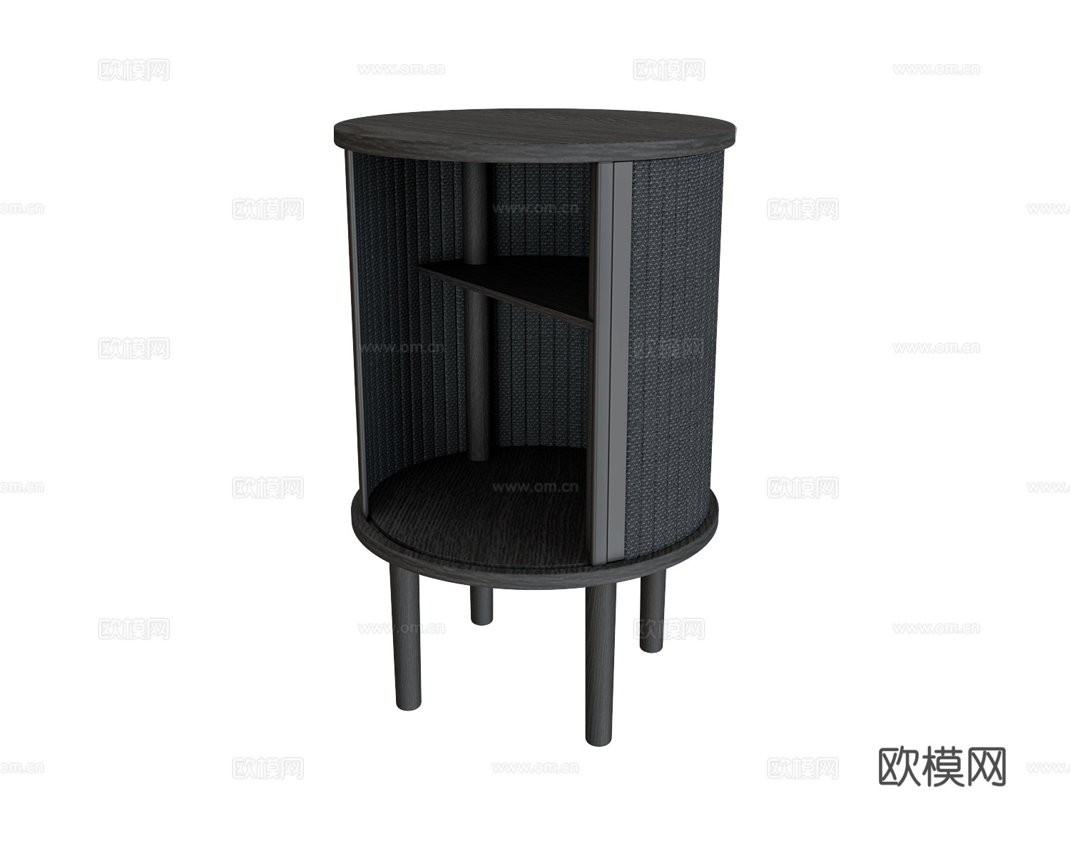 UMAGE 中古风边柜3d模型下载（渲染图1）