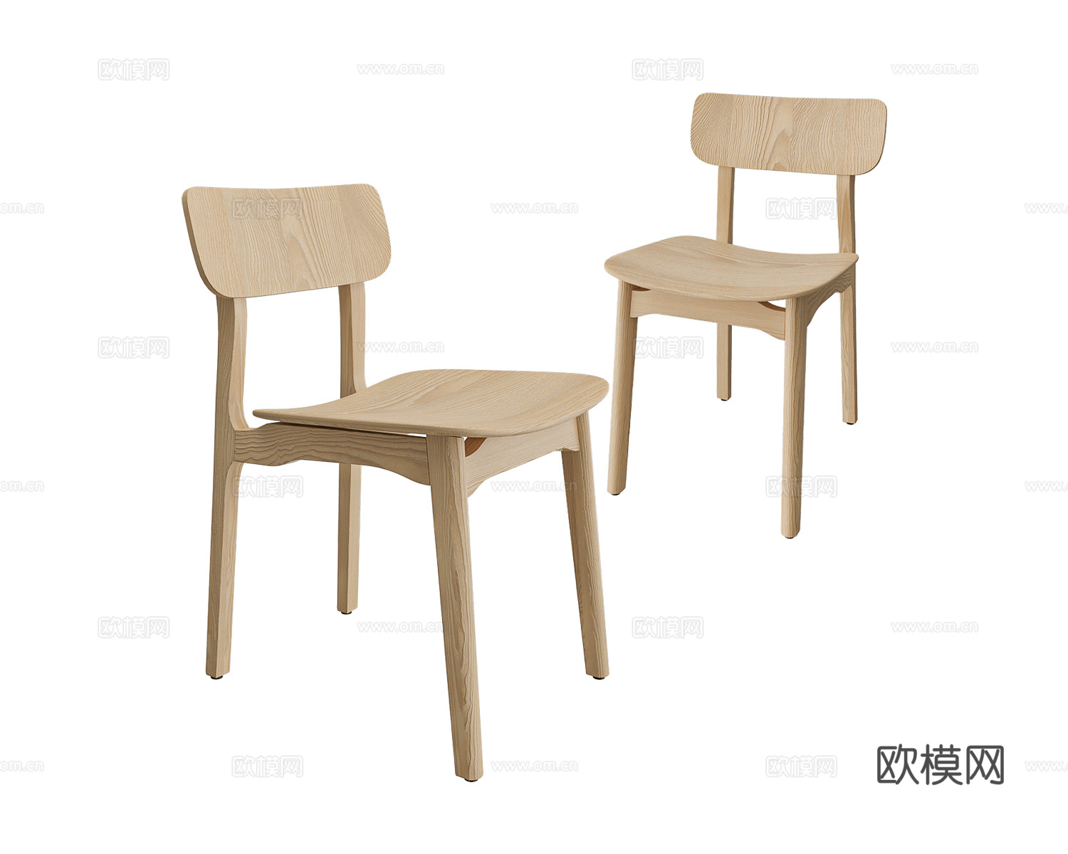 Chairs & More 餐椅3d模型下载