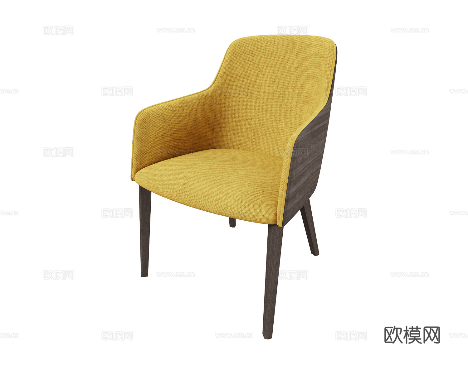 B&T Design 餐椅3d模型下载（渲染图1）