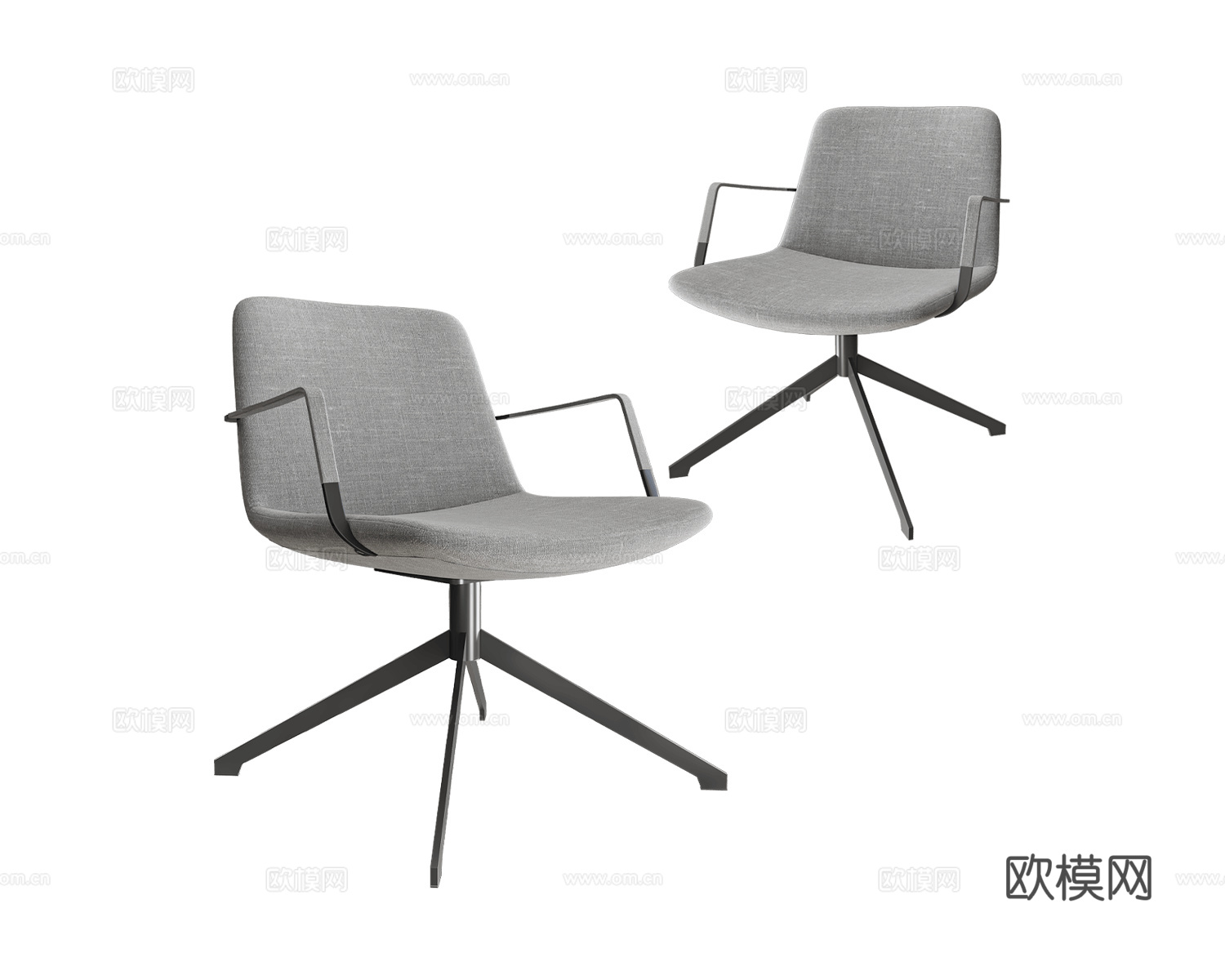 B&T Design 意式办公椅3d模型下载