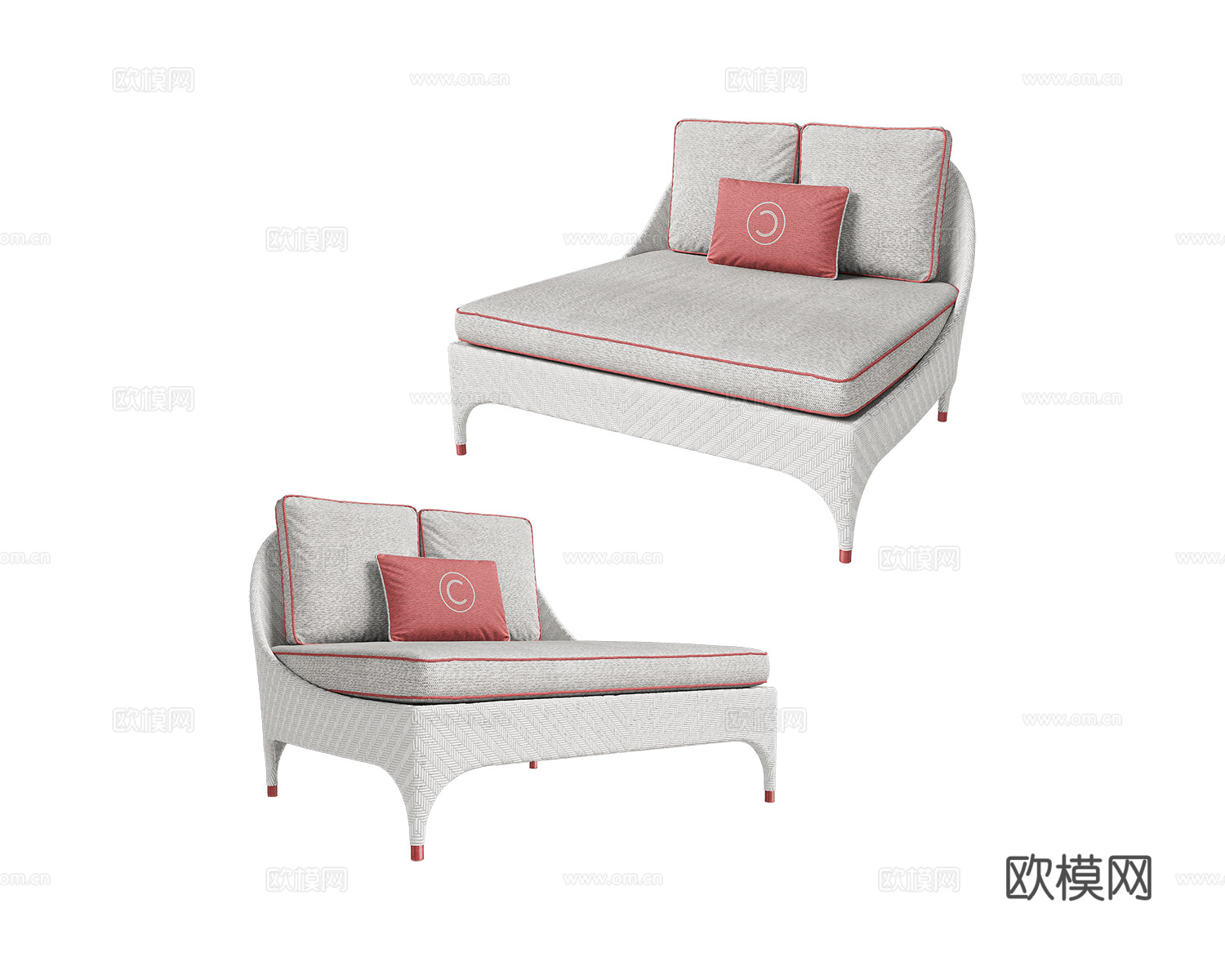 CPRN HOMOOD 沙发床3d模型下载