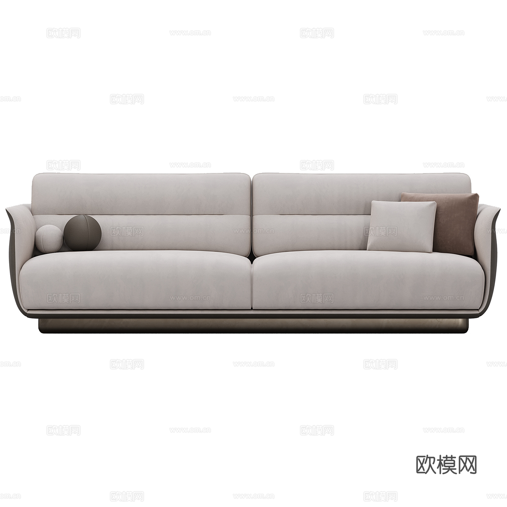 Capital Collection现代沙发 双人沙发 单人3d模型下载（渲染图3）