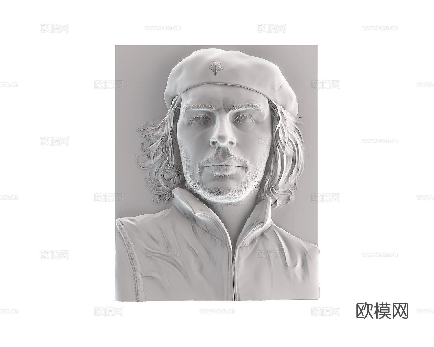 Wall Deco 人物雕刻挂画3d模型下载