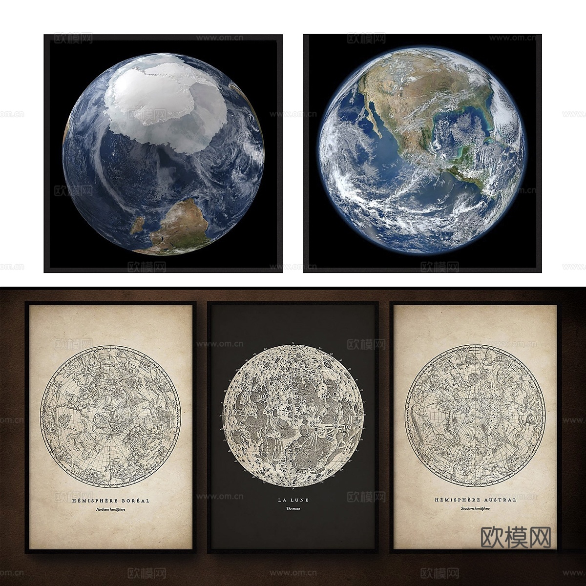 画框中的风景. 系列1453d模型下载