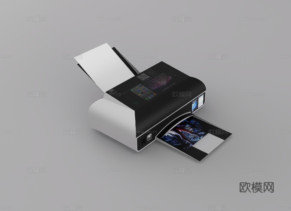 打印机su模型
