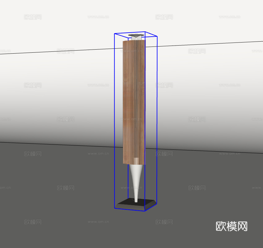立式音响su模型