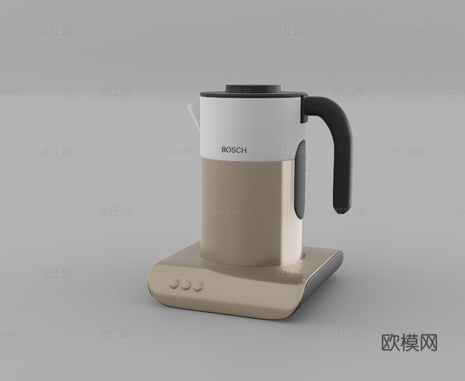 烧水壶su模型