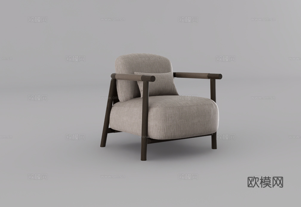 休闲椅su模型