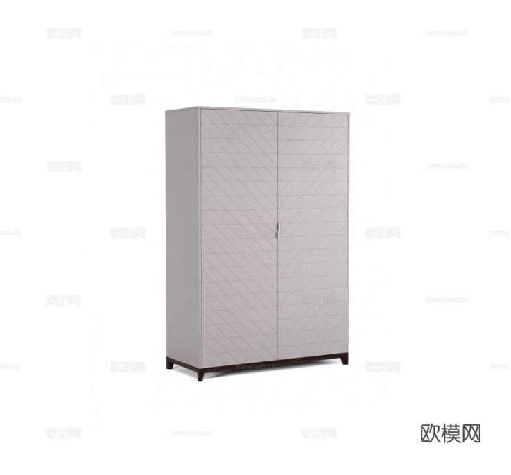 Giorgio 美式衣柜3d模型下载（渲染图1）