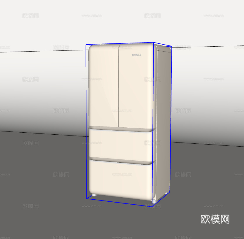 冰箱su模型