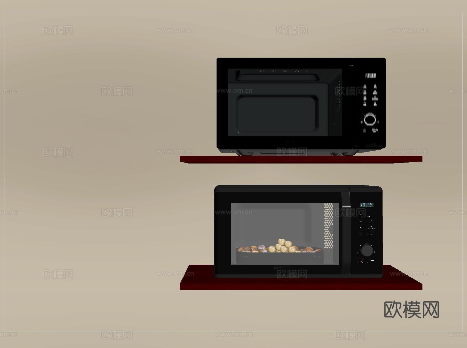 现代微波炉su模型