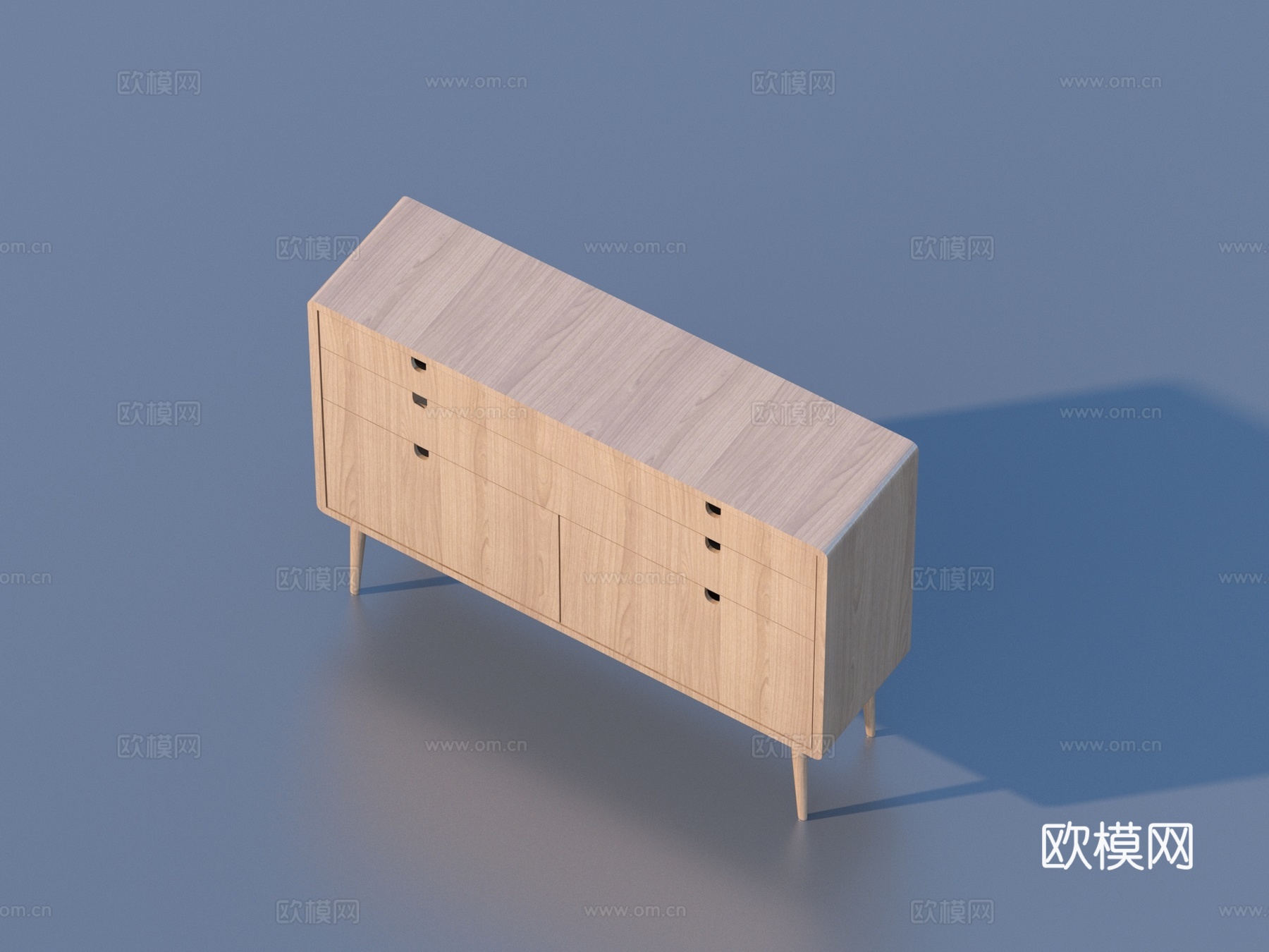 床头柜 柜子3d模型下载