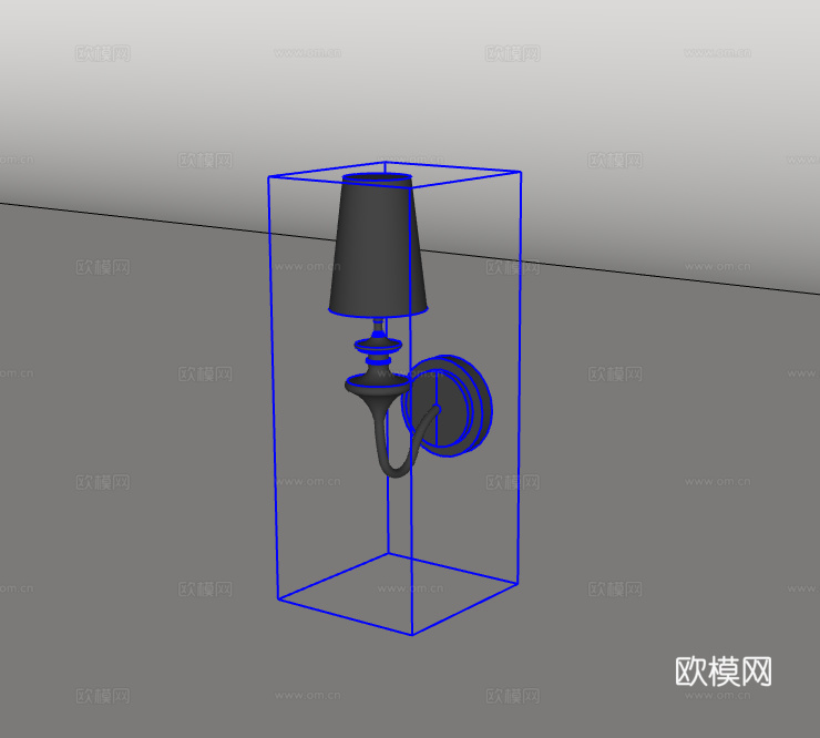 壁灯su模型