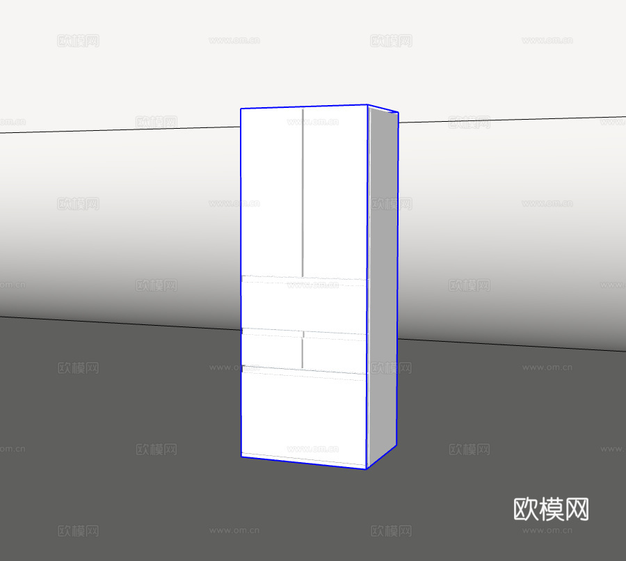 冰箱su模型