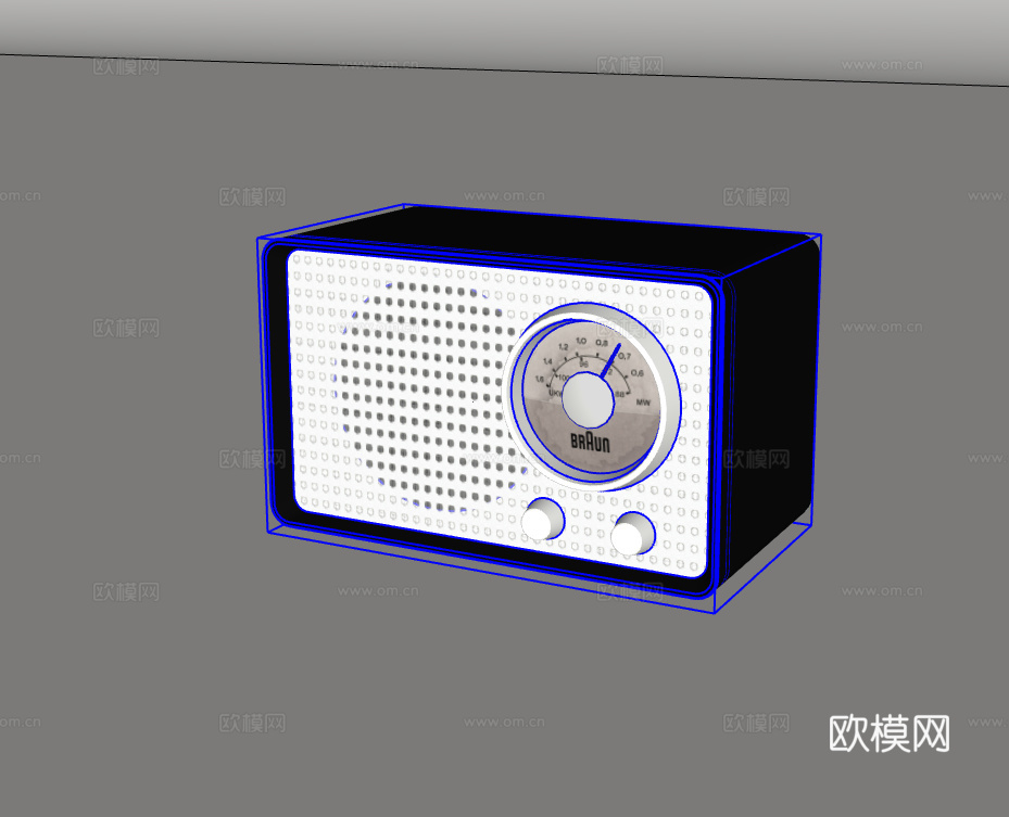 音箱su模型