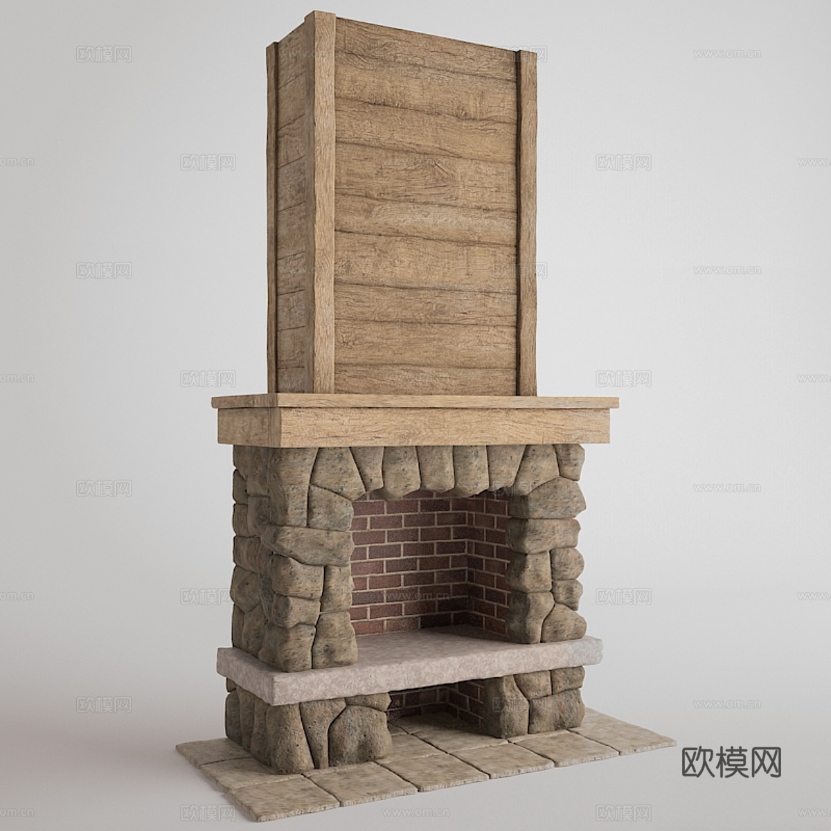 壁炉，壁炉3d模型下载