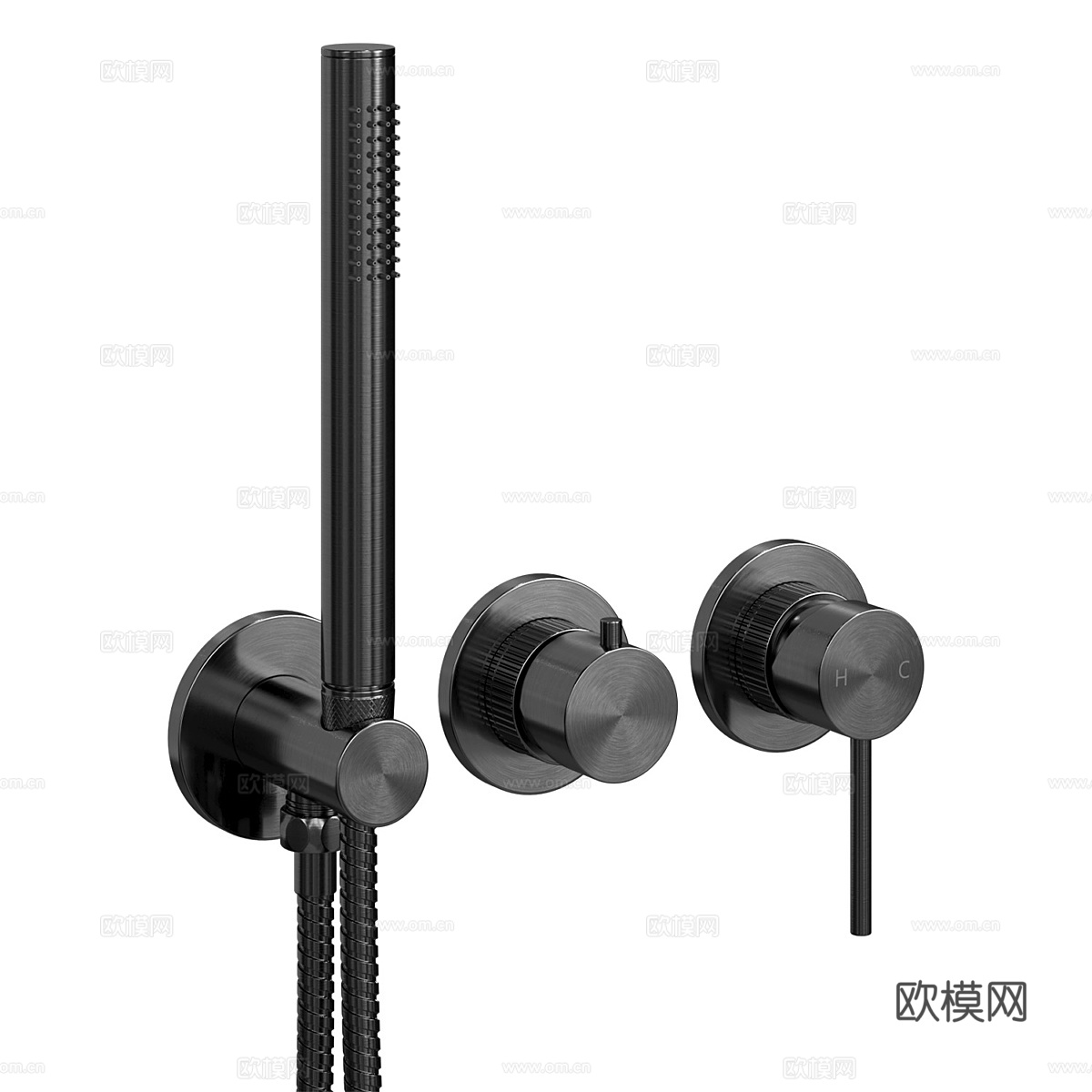 Vincea Groove 水龙头 花洒3d模型下载（渲染图3）