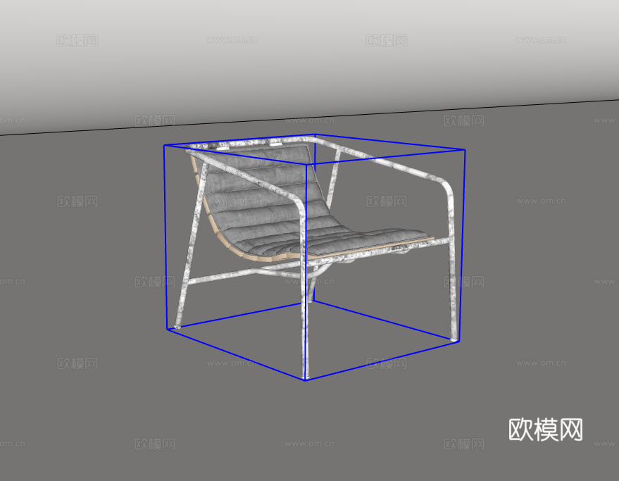休闲椅su模型