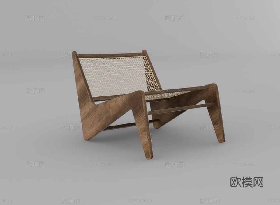 休闲椅su模型