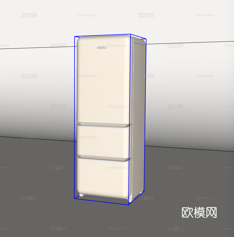 冰箱su模型