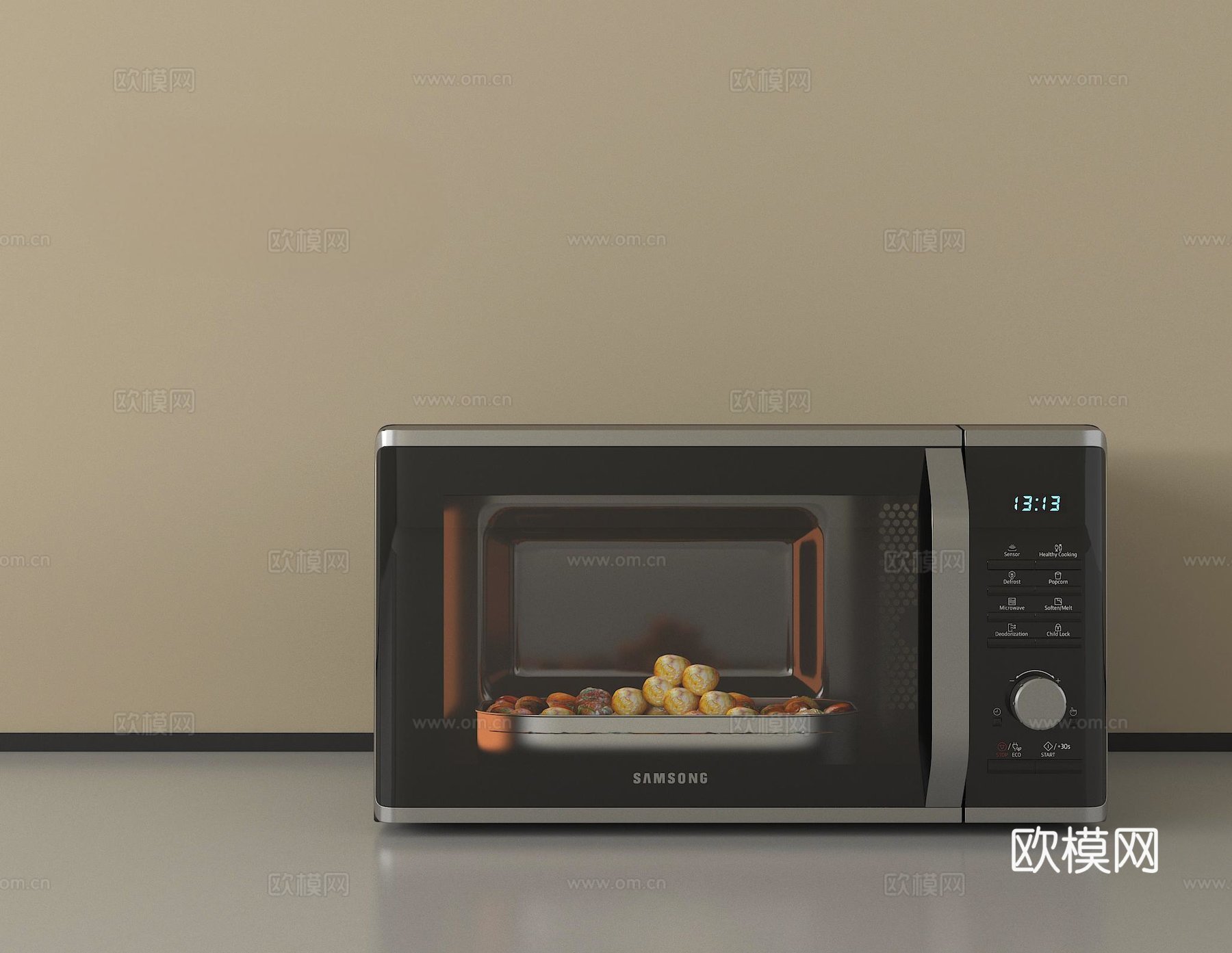 现代微波炉su模型