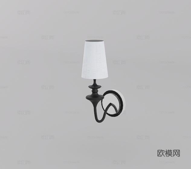 壁灯su模型