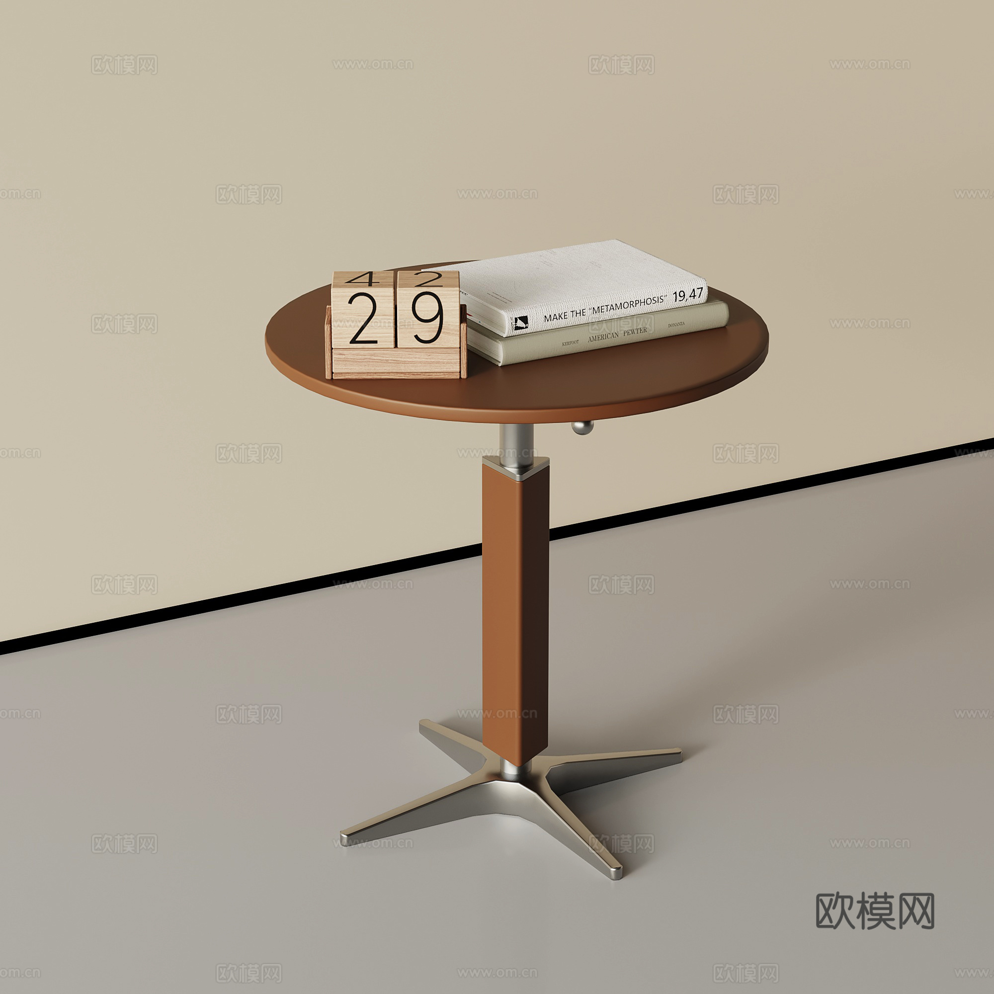 法式中古边几su模型