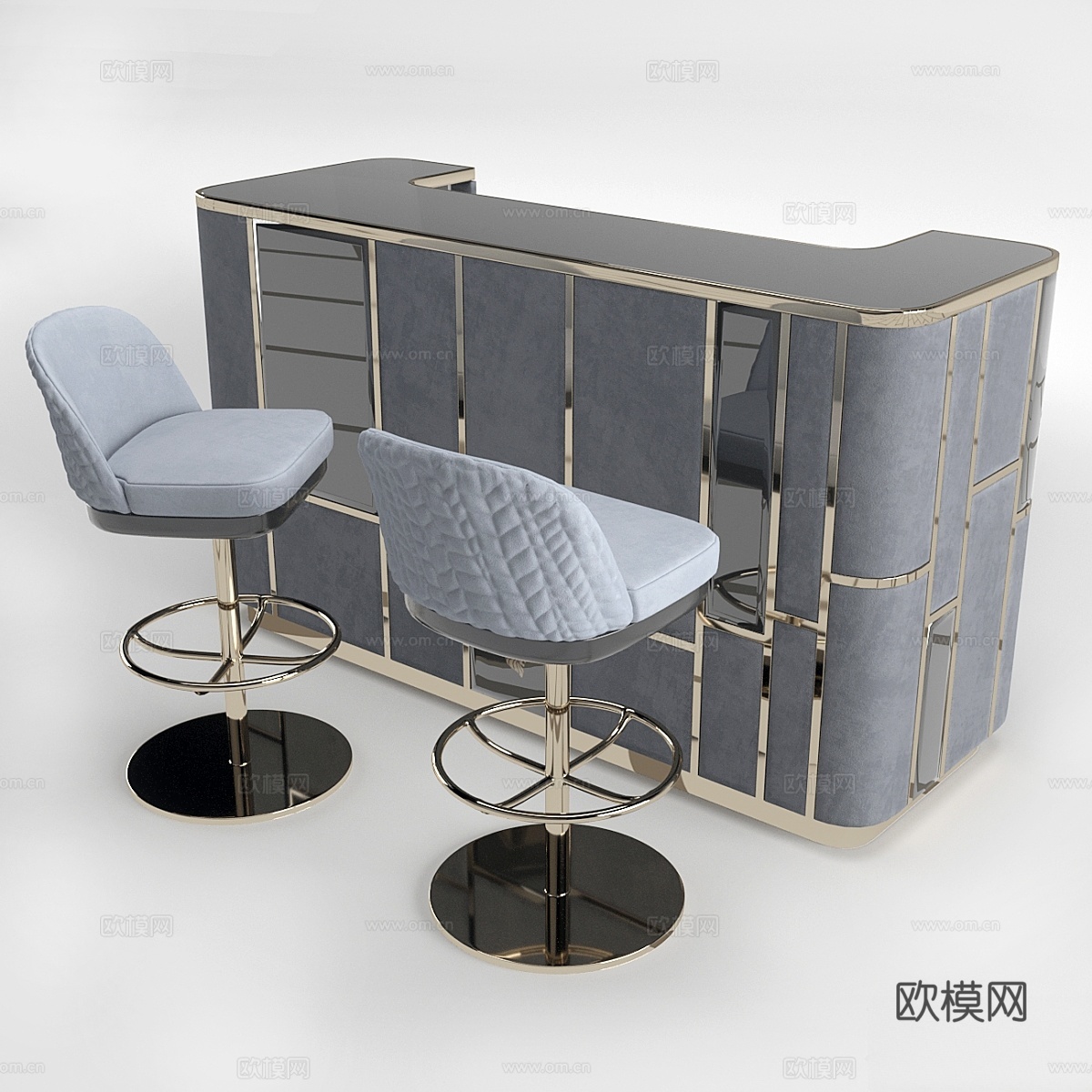 Giorgio Collection魅力吧凳3d模型