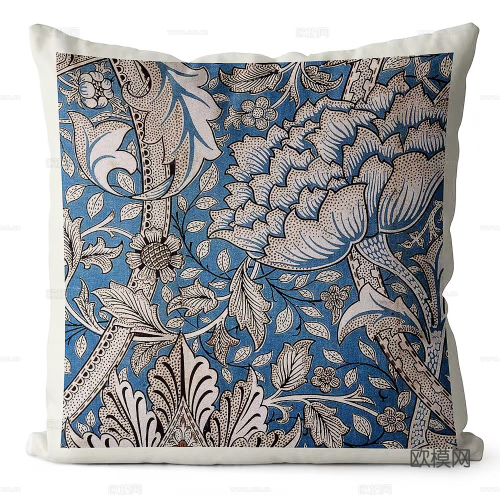 现代抱枕 枕头 印花抱枕 碎花抱枕