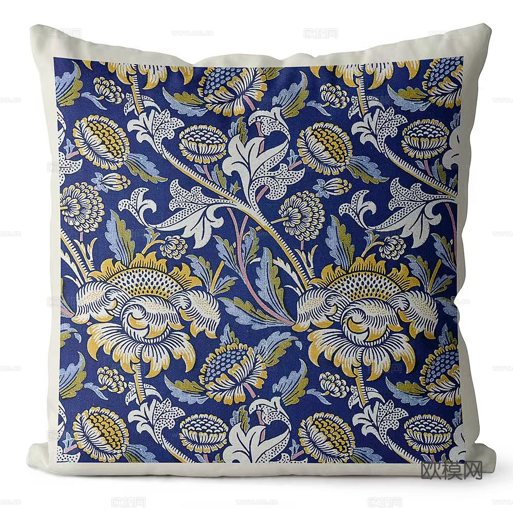 现代抱枕 枕头 印花抱枕 碎花抱枕