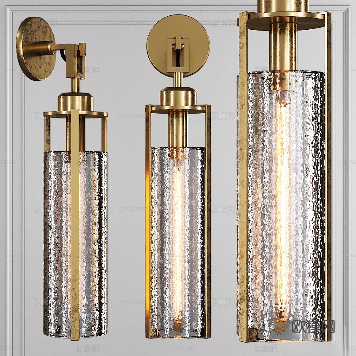 Restoration Hardware ARPEGE铸玻璃3d模型